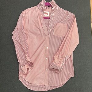 SOLID & STRIPED Pink Striped Women's Top